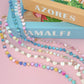 Multi Heart Stone Necklace